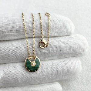 custom 18k gold Cartier Amulette de Cartier Necklace Small Model