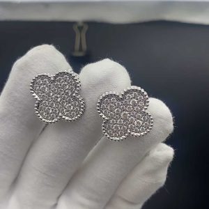 Custom solid 18k Gold Van cleef &Arpels Jewelry Magic Alhambra Earrings